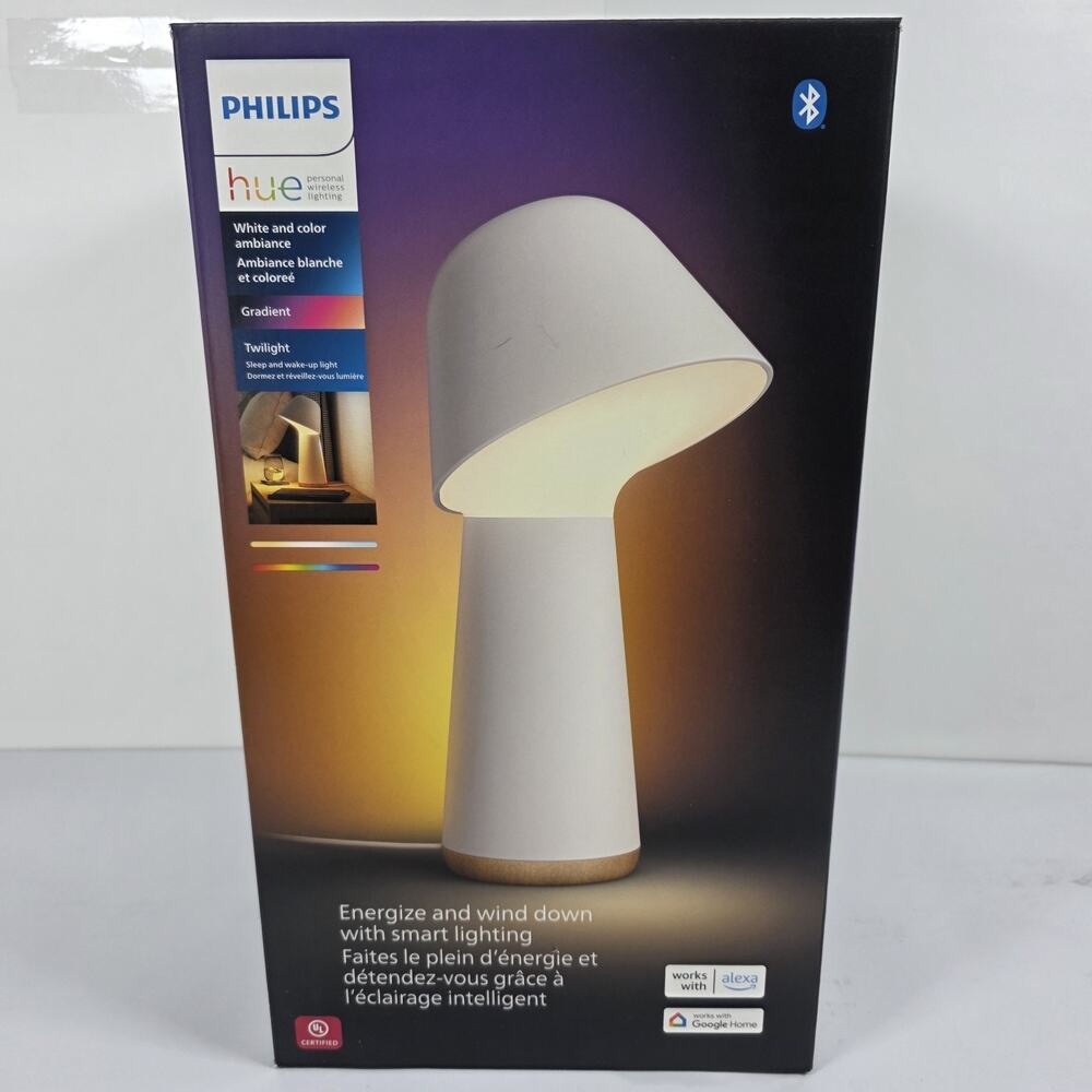 Philips Hue Twilight Bedside Table Lamp- White